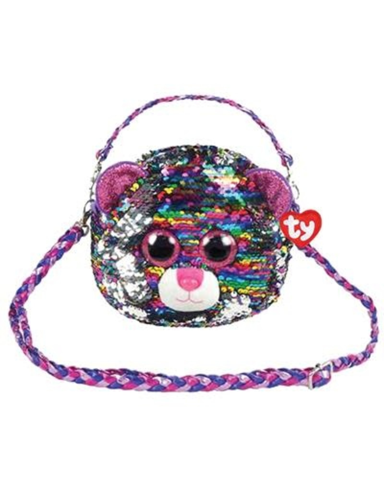 Ty Fashion Ty Fashion Schoudertas Dotty Leopard 20cm