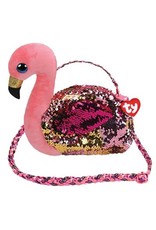 Ty Fashion Ty Fashion Schoudertas Gilda de Roze Flamingo 20cm Ty Fashion Ty Fashion Schoudertas Gilda de Roze Flamingo 20cm