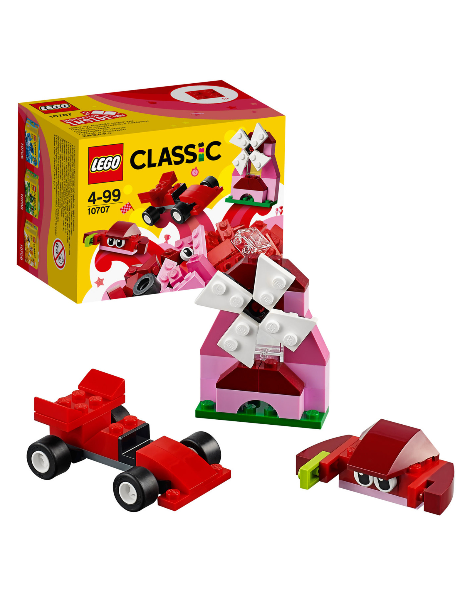 LEGO Lego Classic 10707 Rode Creatieve Doos - Red Creative Box