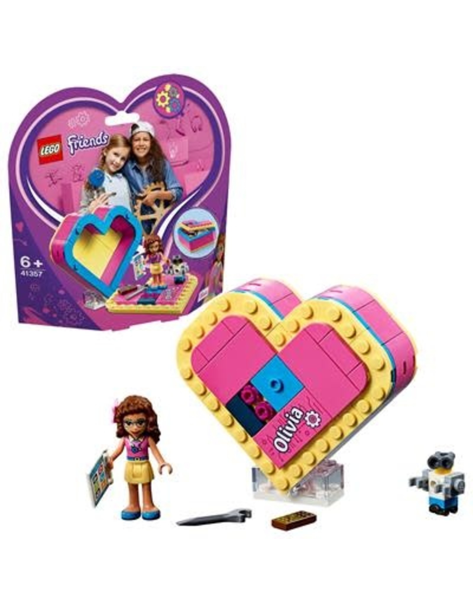 LEGO Lego Friends 41357 Olivia's Hartvormige Doos