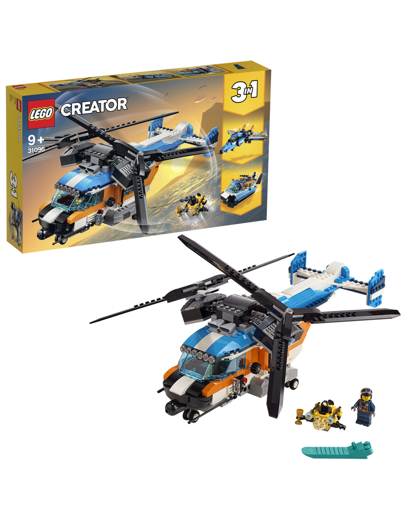Lego Creator Creator Dubbel-Rotor Helikopter - Twin-Rotor Helicopter