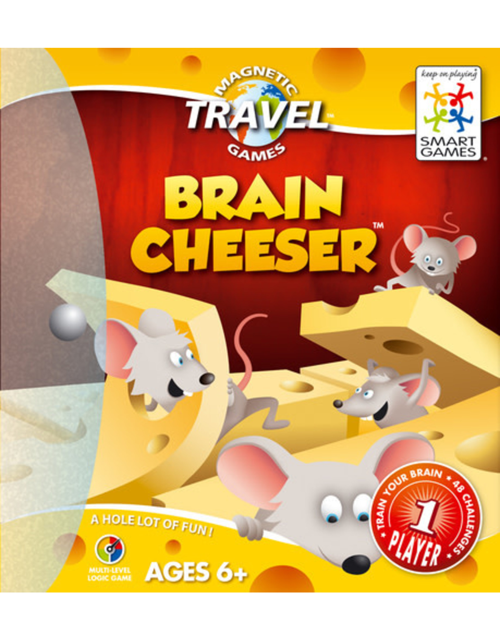 SmartGames SmartGames SGT 250 MagneticTravel: Brain Cheeser