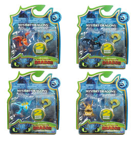 Spinmaster How to Train your Dragon: Mystery Dragons 2Pack Assorti - The Hidden World