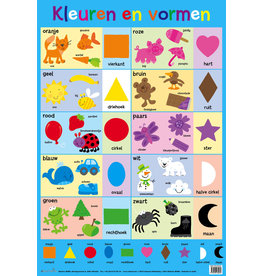 Edutrix Kleuren En Vormen - Educatieve Poster