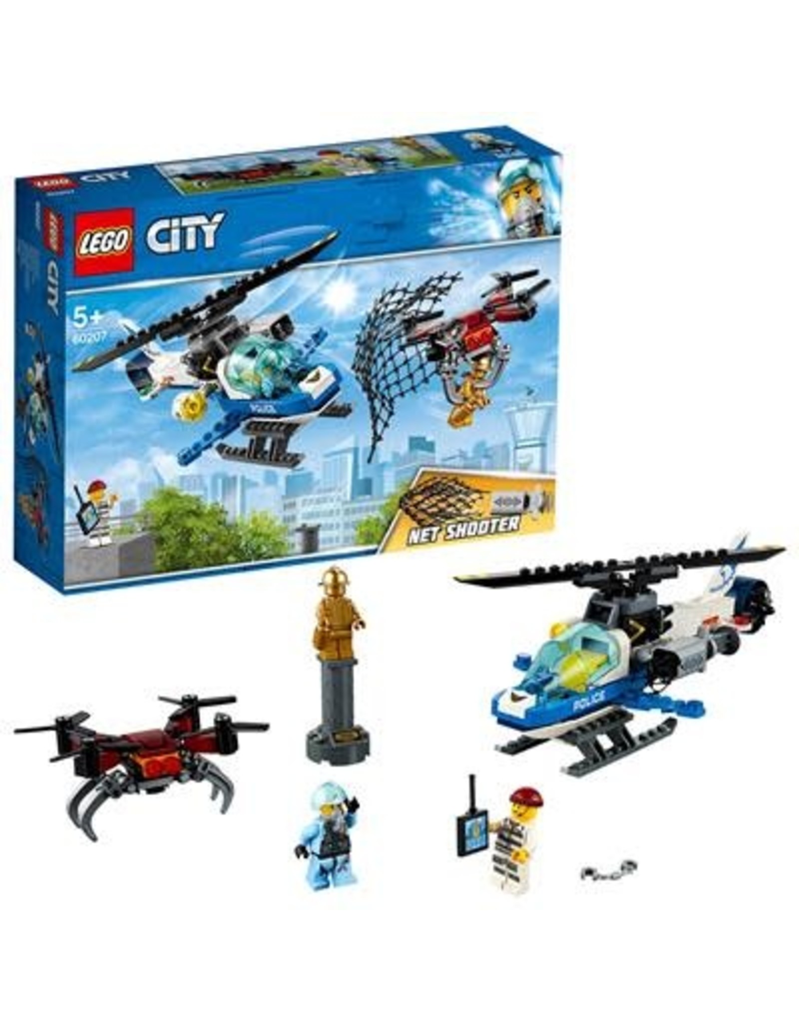 Lego City Lego City Luchtpolitie Drone-Achtervolging