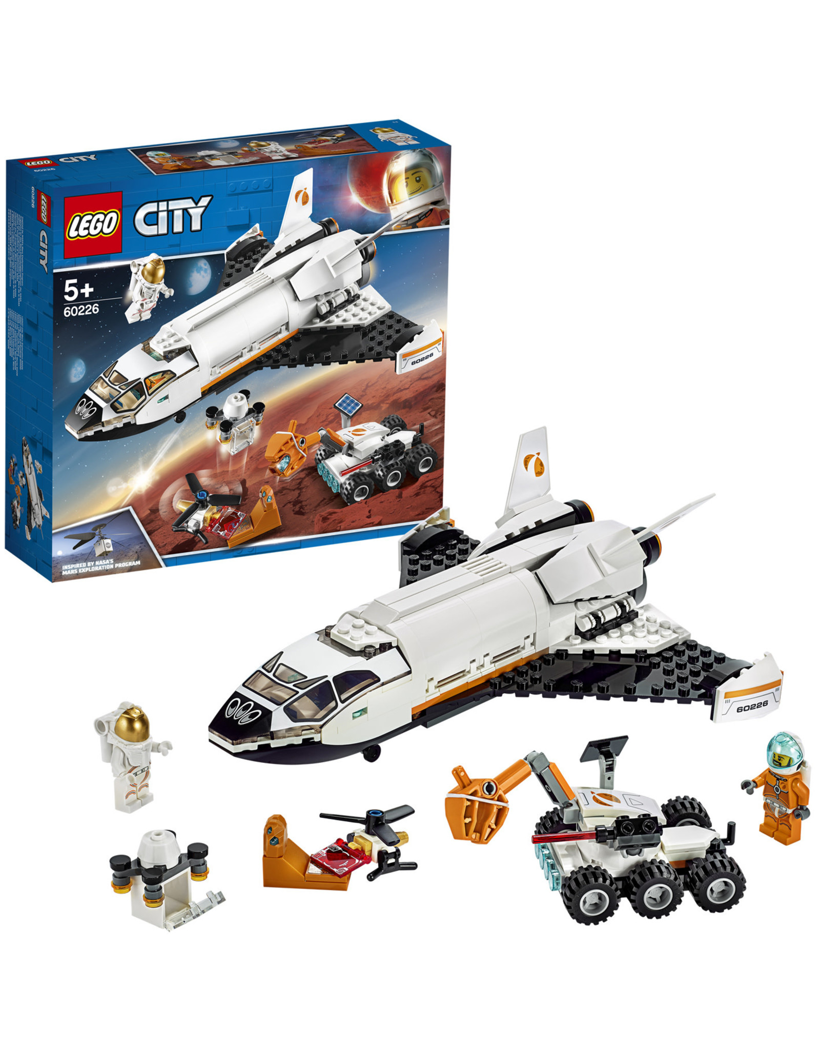 LEGO Lego City  Mars Onderzoeksshuttle -  Space Mars Research Shuttle