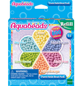 Aquabeads Aquabeads 31360 Navulling Parels Pastel - Pastel Solid Bead Pack