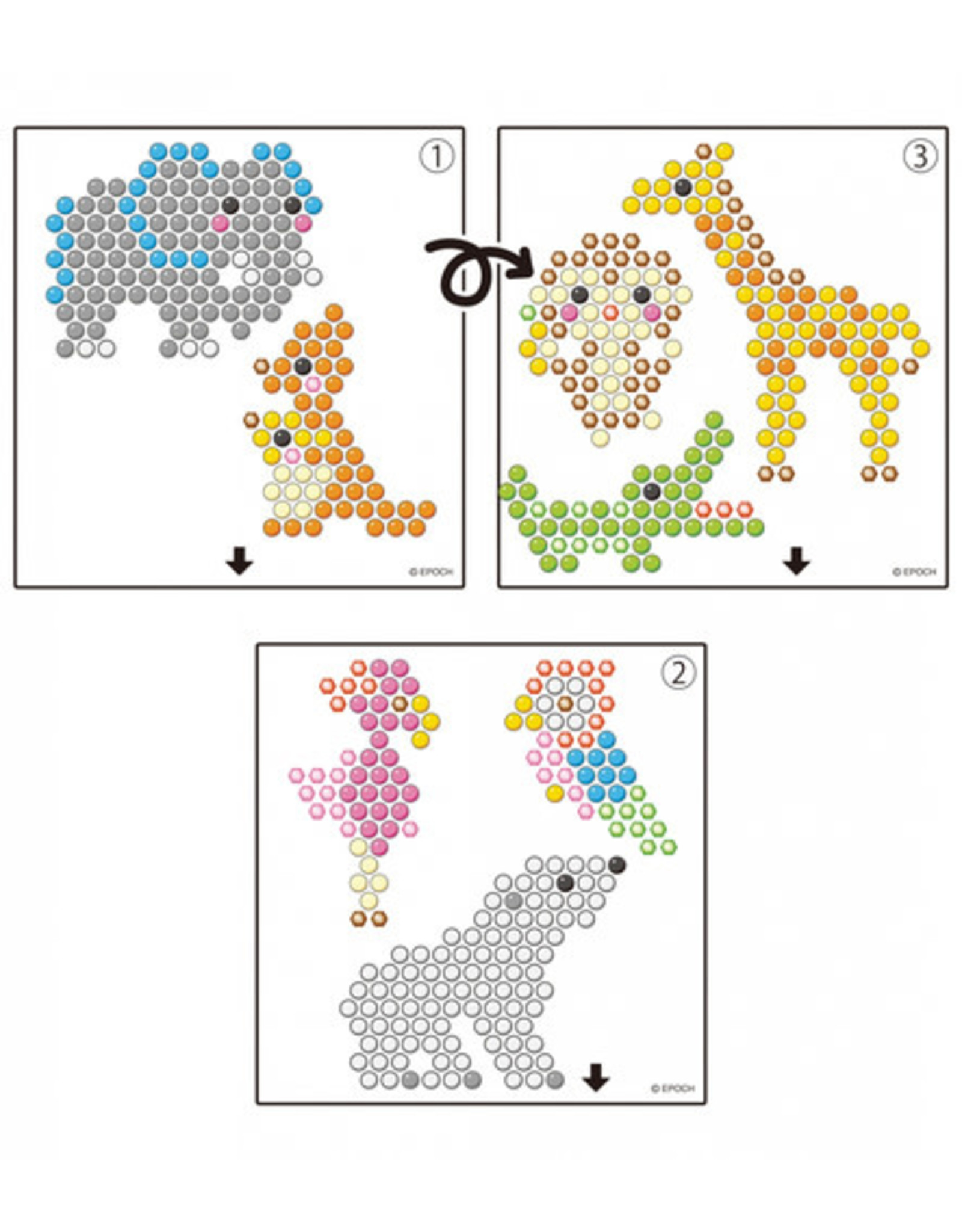 Aquabeads Aquabeads  31078 Dierentuin Set - Zoo Life Set Navulling