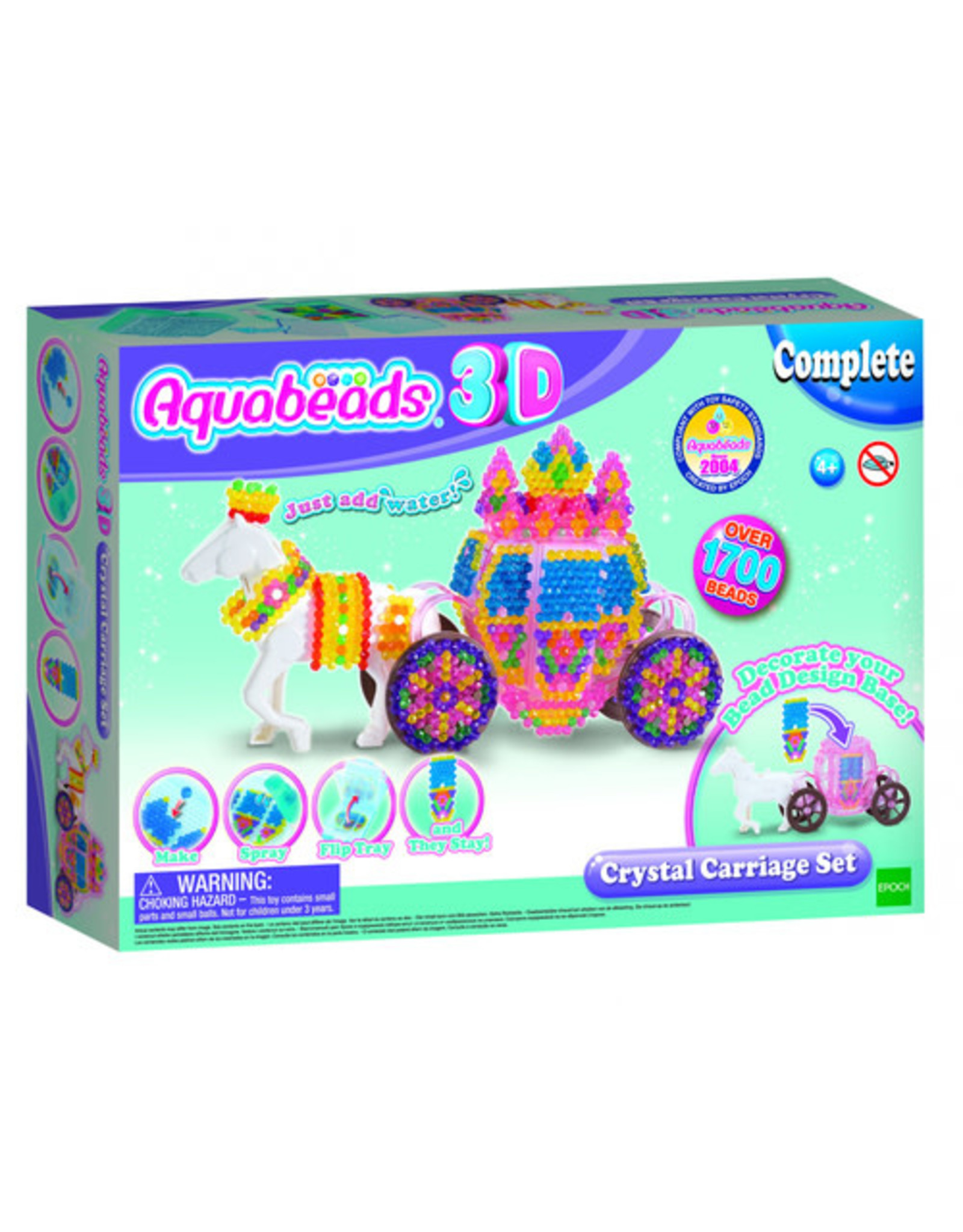 Aquabeads Aquabeads 31391 3D Koetsenset - 3D Crystal Carriage