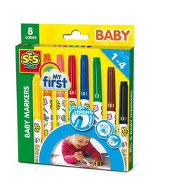 SES Creative SES Baby Markers 8 kleuren 00299