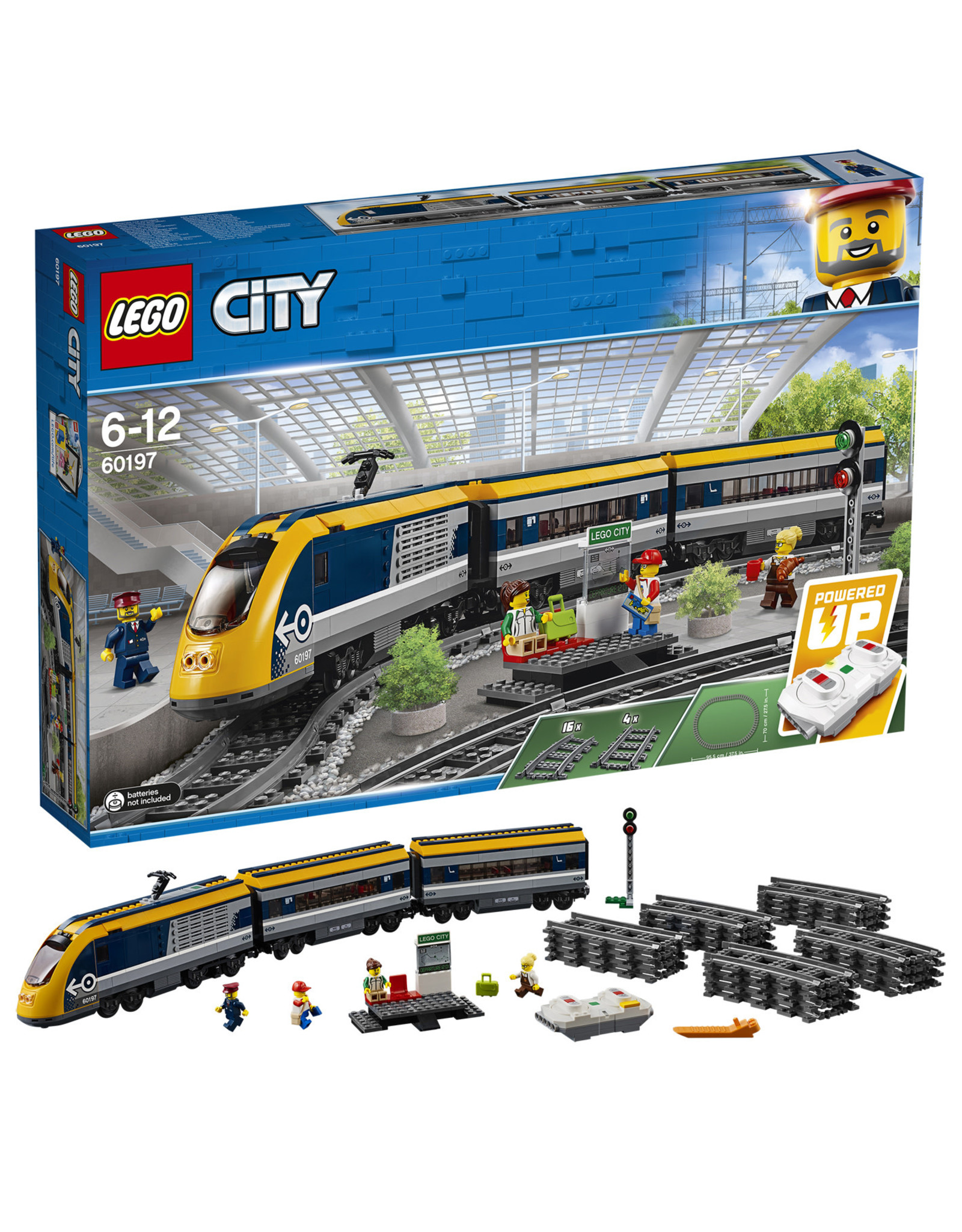 Faculteit Zeeanemoon Zenuw LEGO Lego City 60197 Passagierstrein - Passenger Train - Marja's Shop
