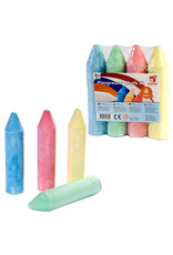 Clown Stoepkrijt super 4stuks