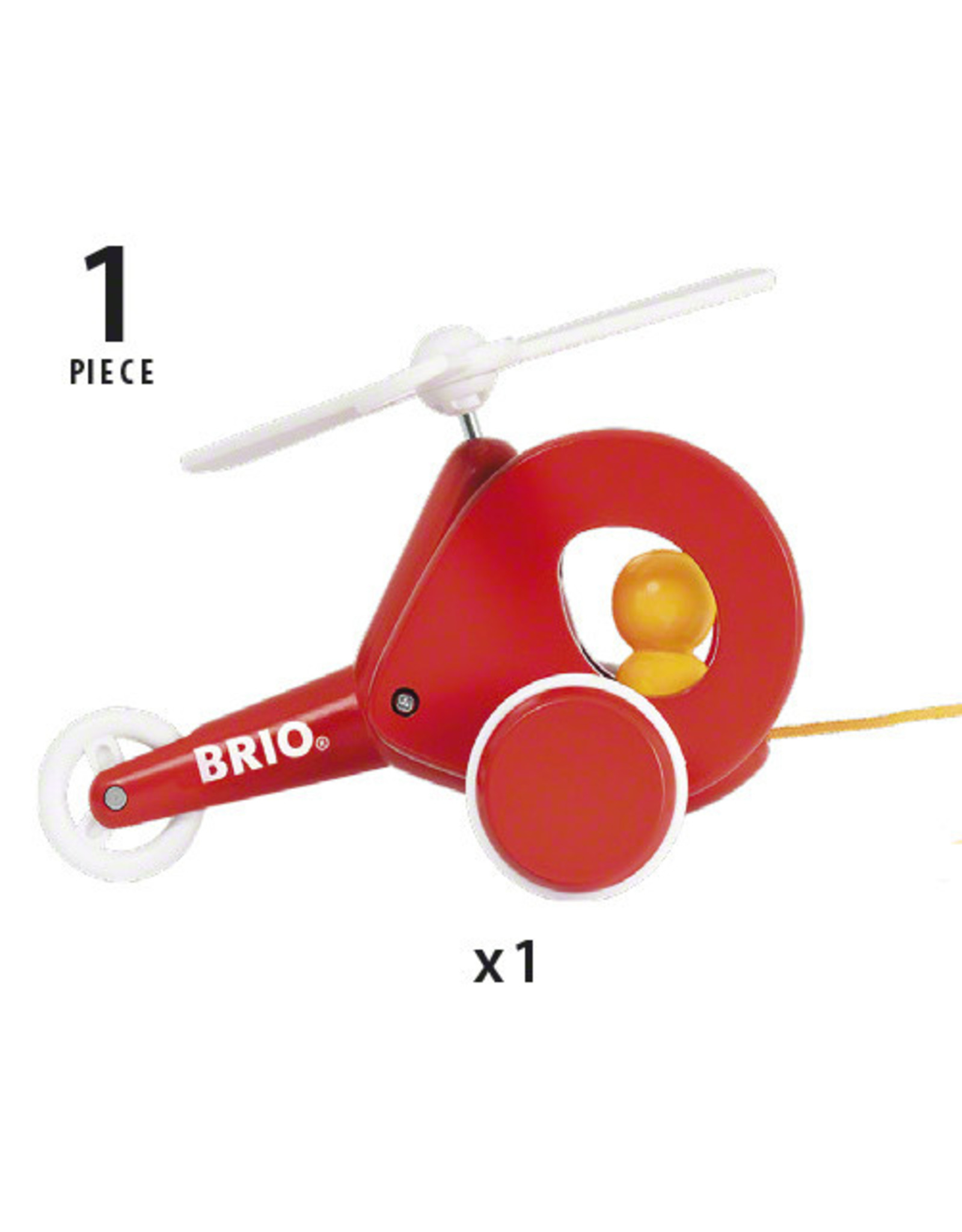 Brio Brio 30227 Helikopter Meetrekvoertuig - Pull Along Helicopter