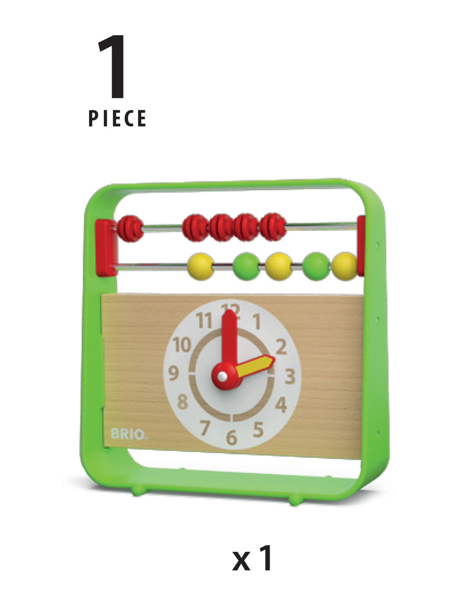 Brio Brio 30447 Telraam met Klok - Abacus With Clock