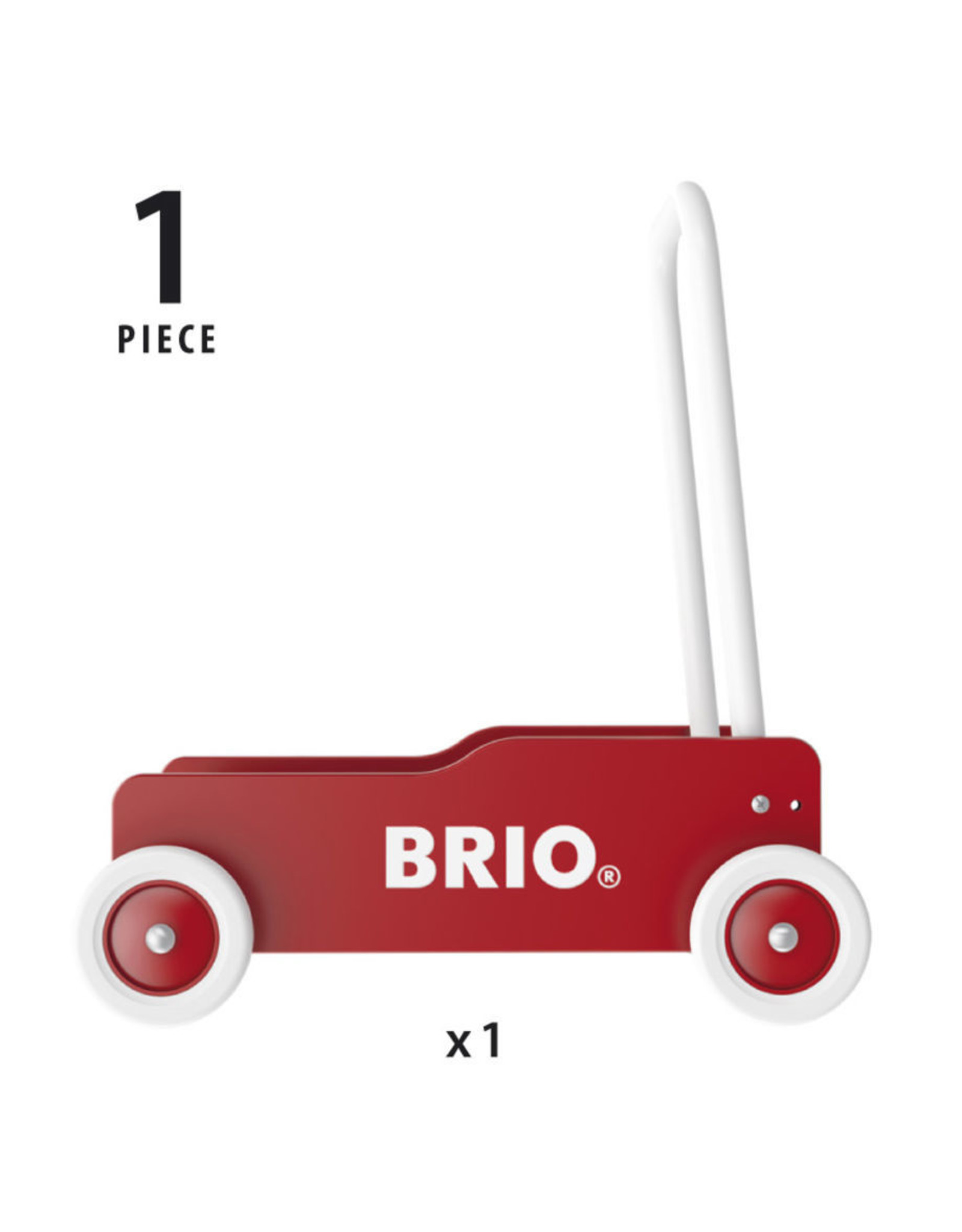 Brio Brio 31350 Loopwagen Rood/Geel - Toddler Wobbler Red/Yellow