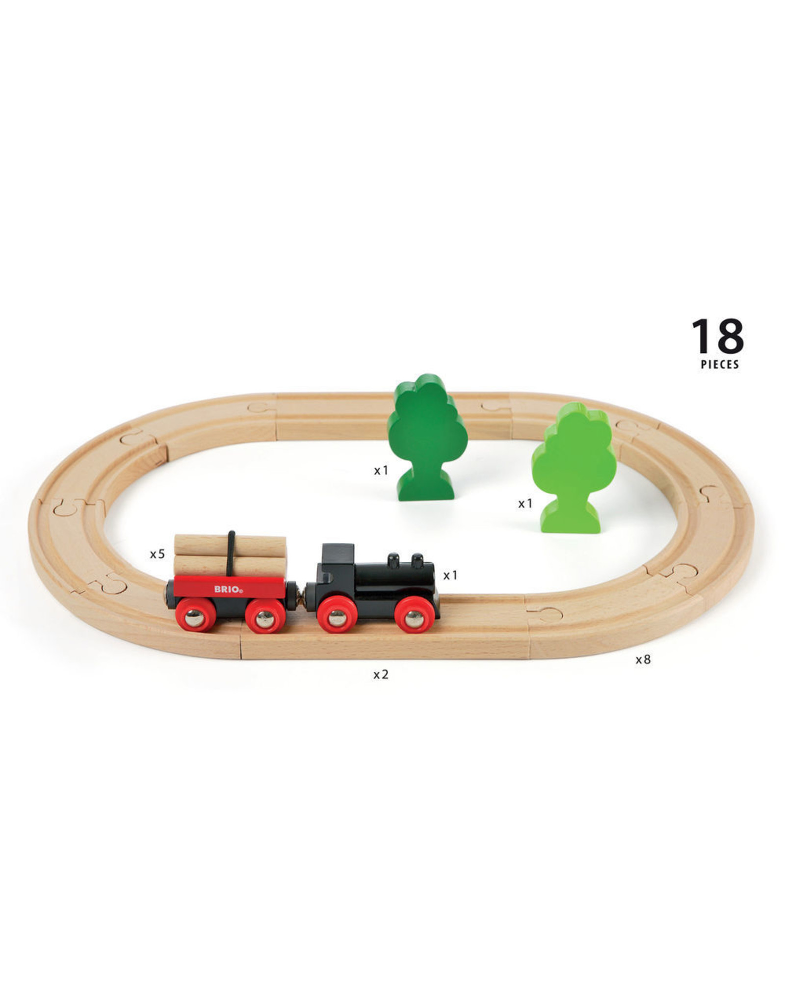 Brio Brio 33042 Kleine Treinset met Bomen - Little Forest Train