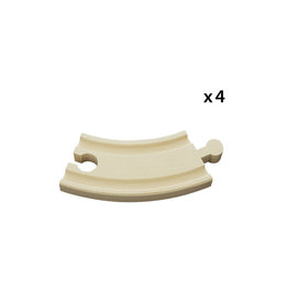 Brio Brio 33337 Short Curved Tracks -  Korte Gebogen Rails