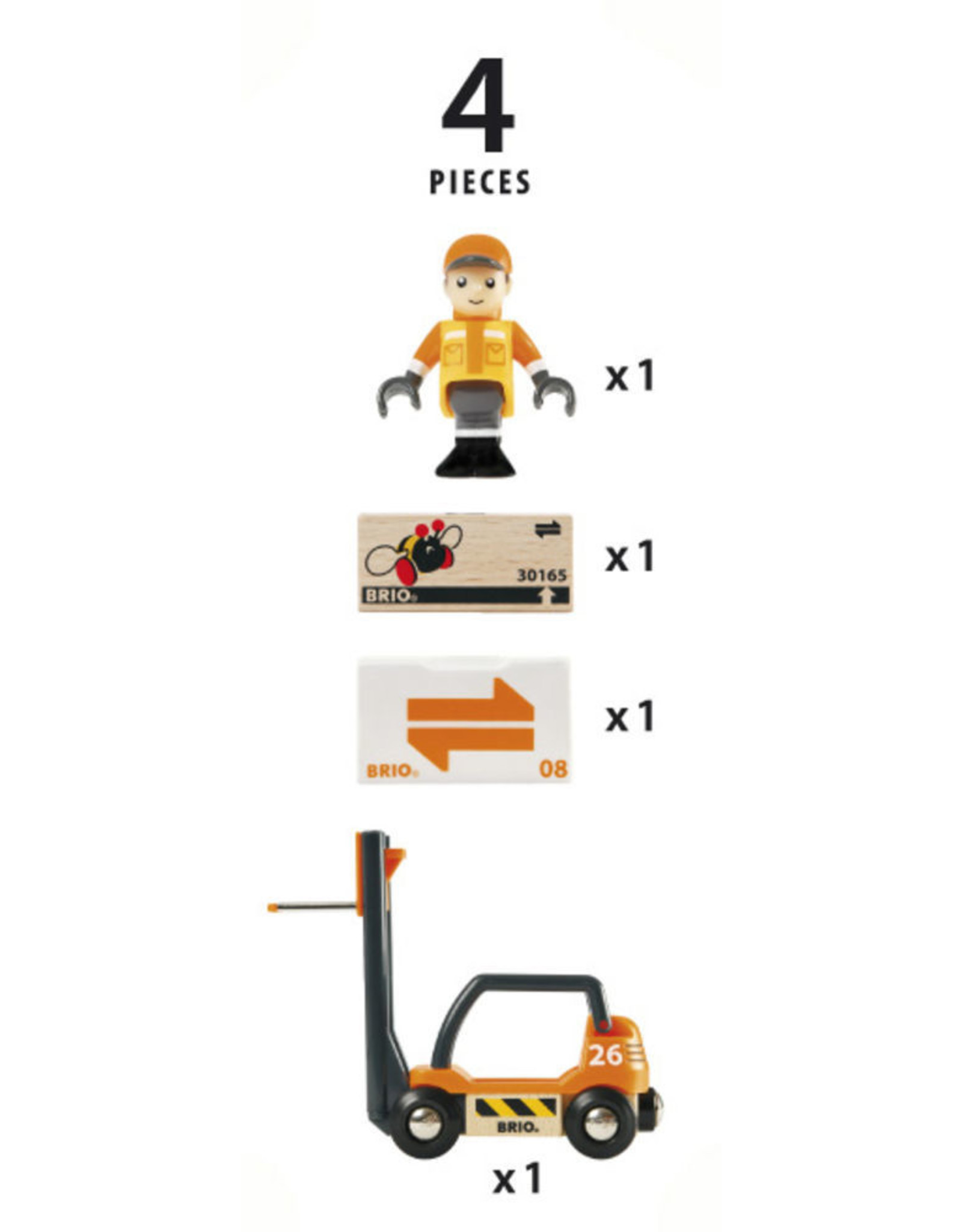 Brio Brio World 33573 Vorkheftruck -  Forklift