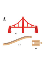 Brio Brio World 33683 Dubbele Hangbrug - Double Supension Bridge Brio Brio World 33683 Dubbele Hangbrug - Double Supension Bridge