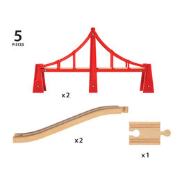 Brio Brio World 33683 Dubbele Hangbrug - Double Supension Bridge