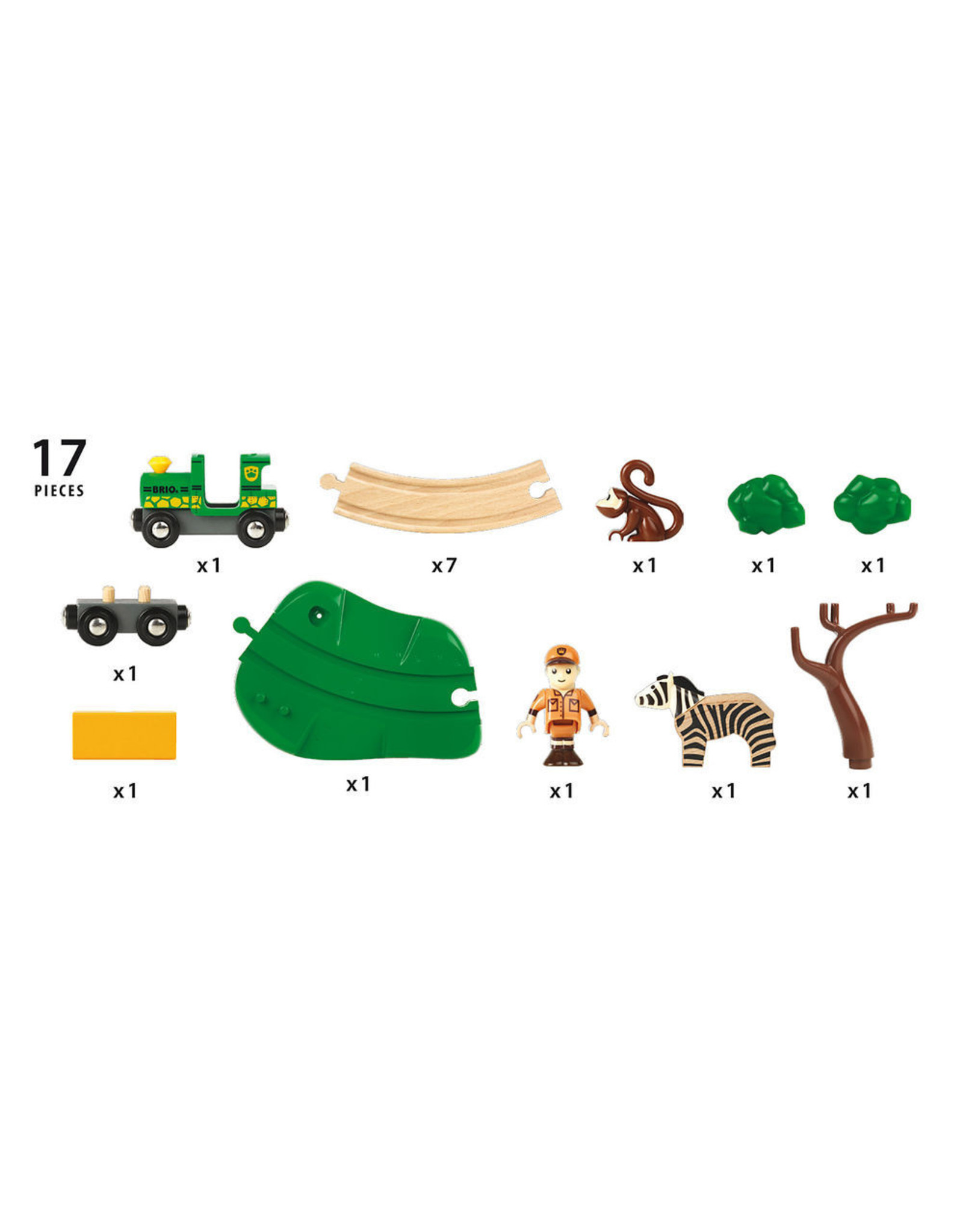 Brio Brio World 33720 Safari Treinset - Safari Railway Set