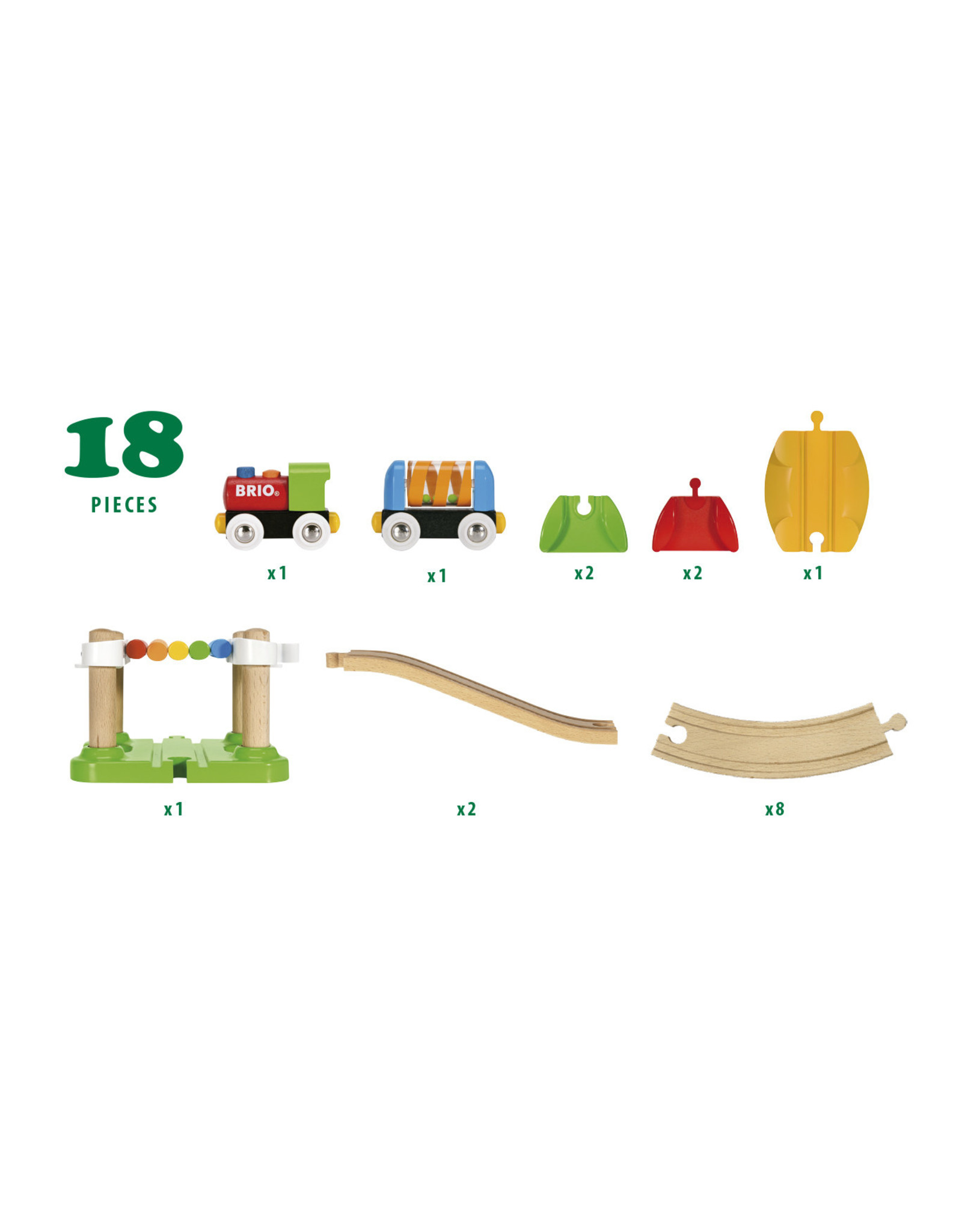 Brio Brio 33727 Mijn Eerst Treinset Beginnersset - My First Railway Beginner Pack