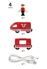 Brio Brio World 33746 Oplaadbare Rode Passagierstrein - Travel Rechargeable Train Brio Brio World 33746 Oplaadbare Rode Passagierstrein - Travel Rechargeable Train