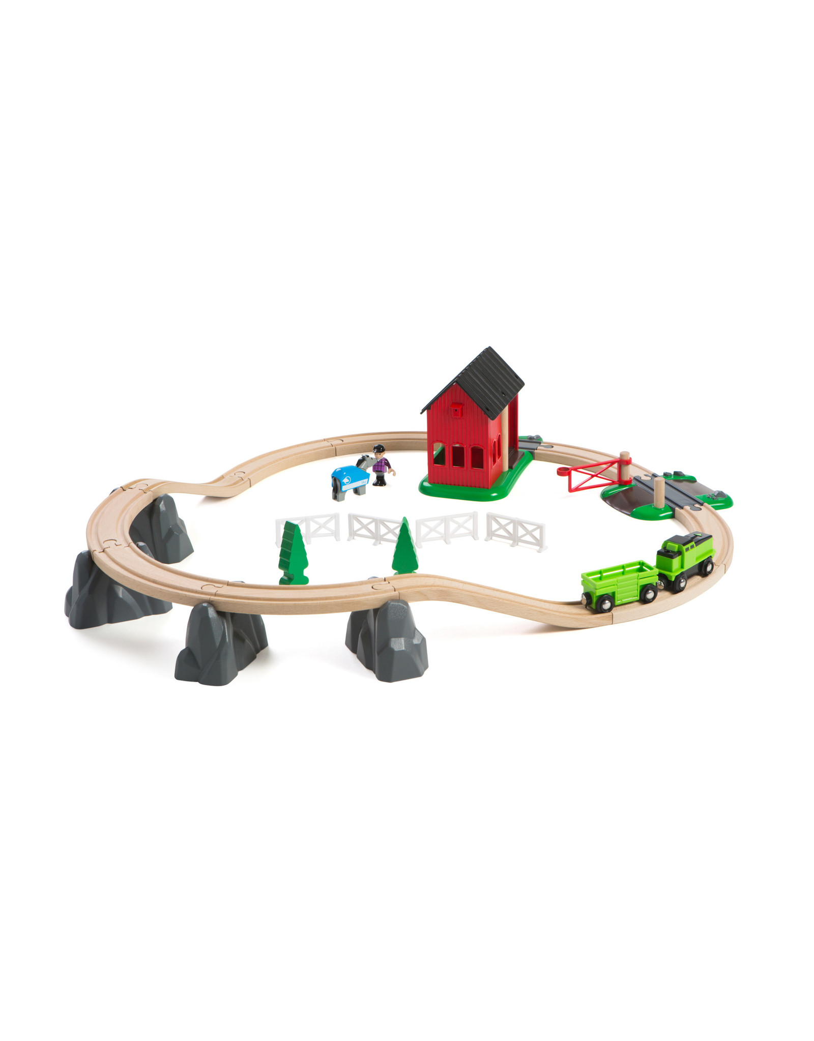 Brio Brio 33790 Treinset met Paarden - Countryside Horseset