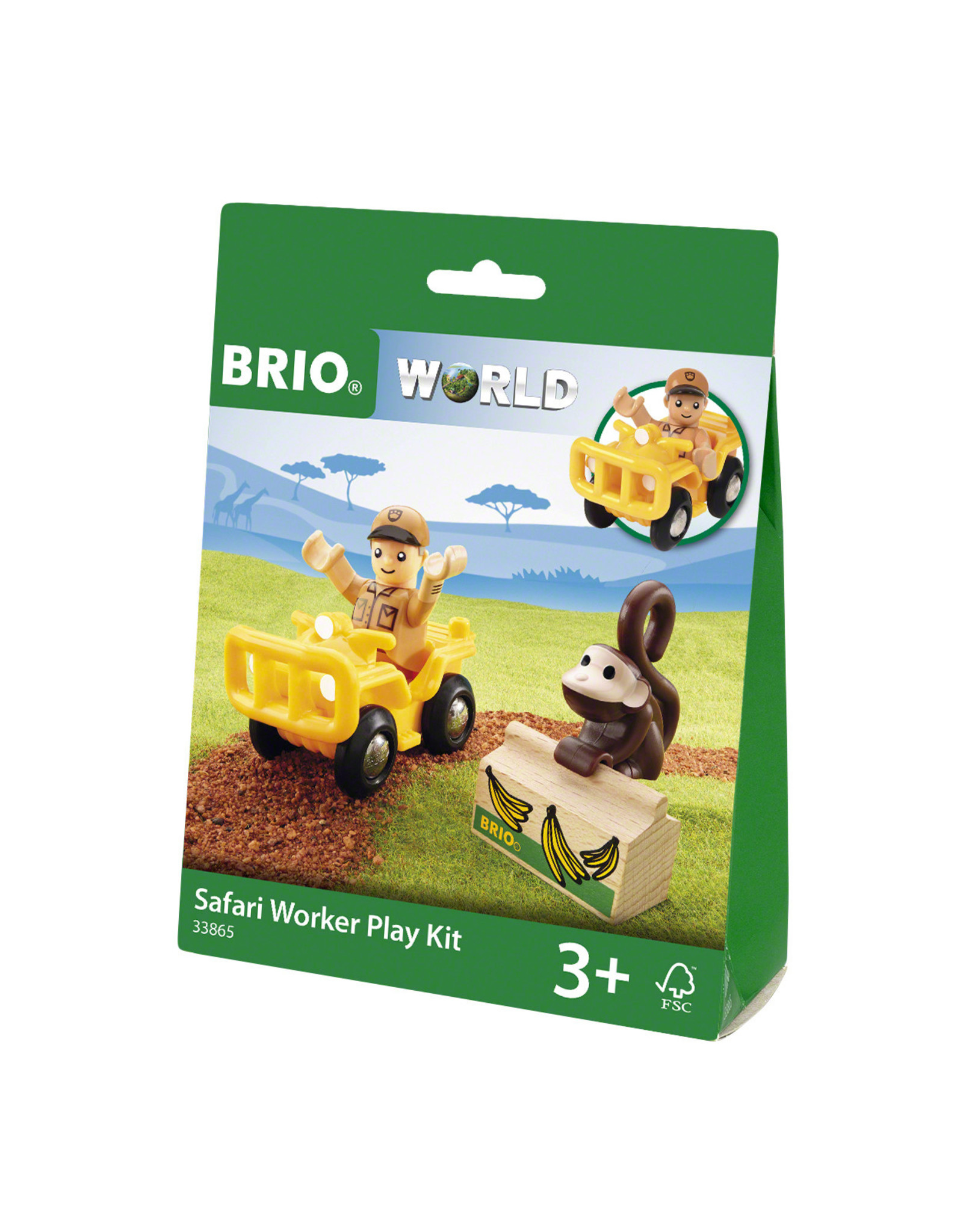 Brio Brio World 33865 Safari Ranger Speelset - Safari Worker Play Kit