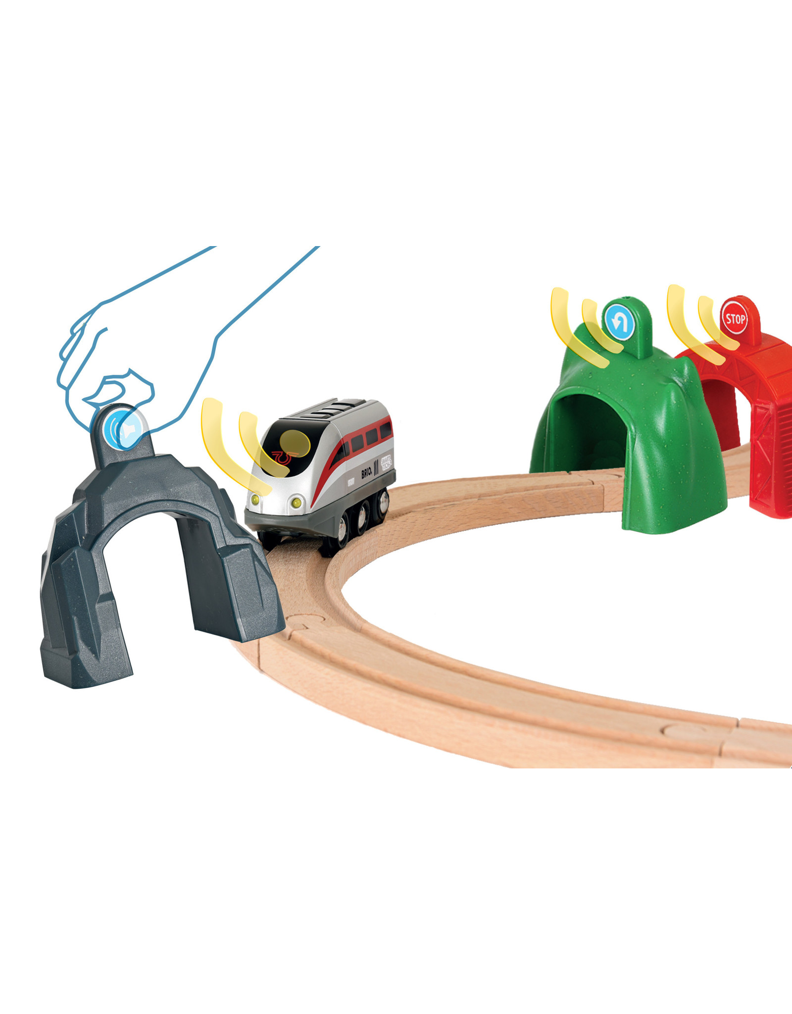 Brio Brio World 33873 Smart Tech Treinset met Actietunnels - Smart Engine Set With Action Tunnels