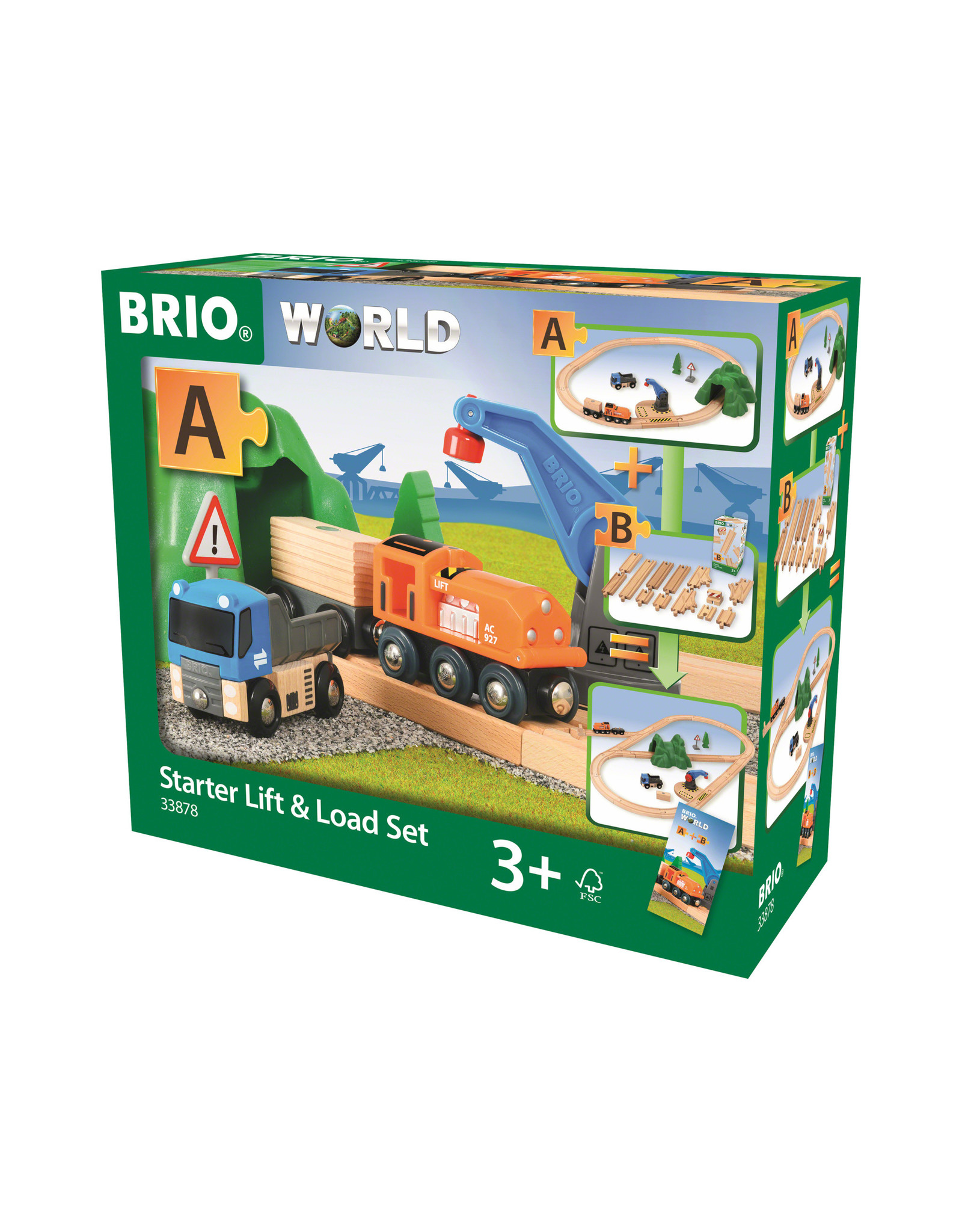 Brio Brio World 33878 Laad- en Los Starterset A - Starter Lift & Load Set