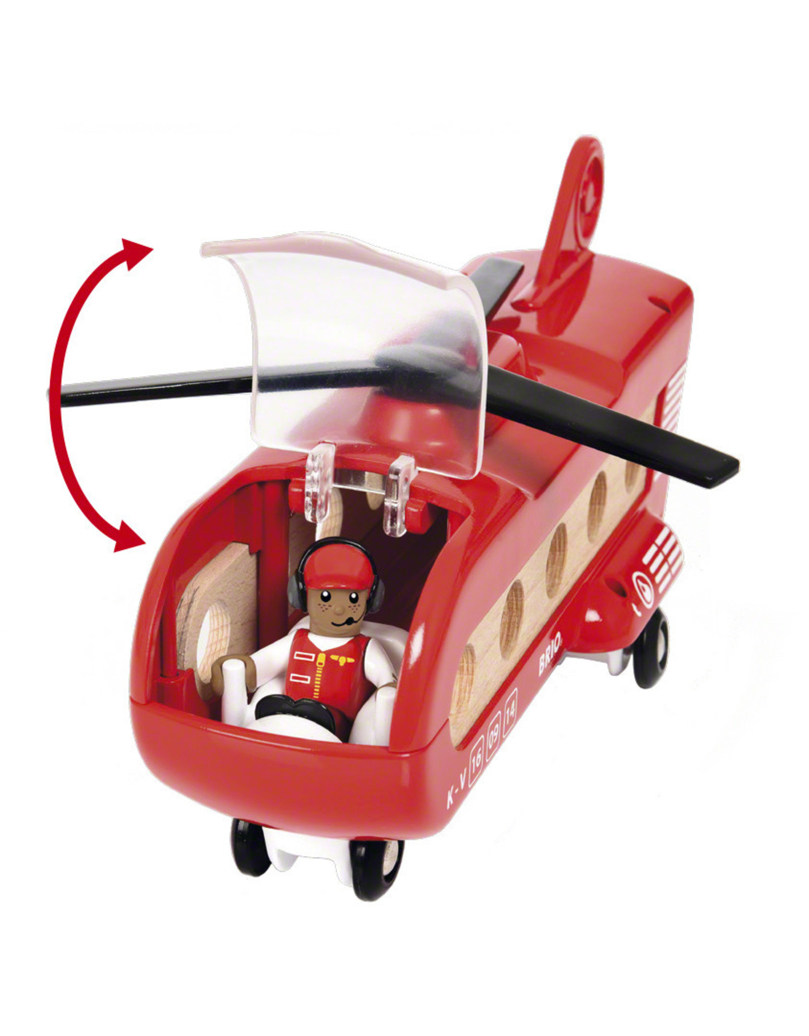 Brio Brio World 33886 Vrachttransporthelikopter -  Cargo Transport Helicopter