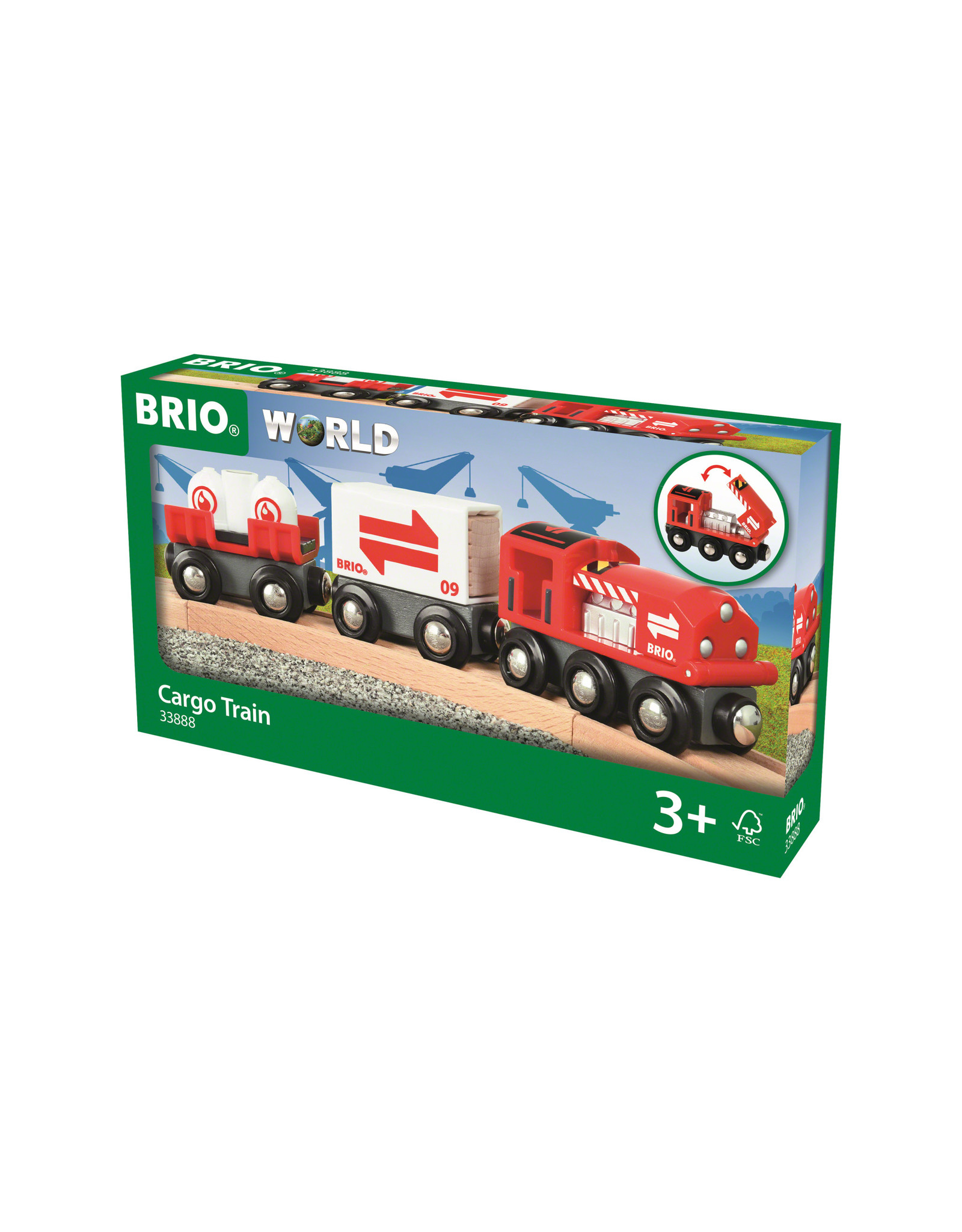 Brio Brio World 33888 Rode Goederentrein - Cargo Train