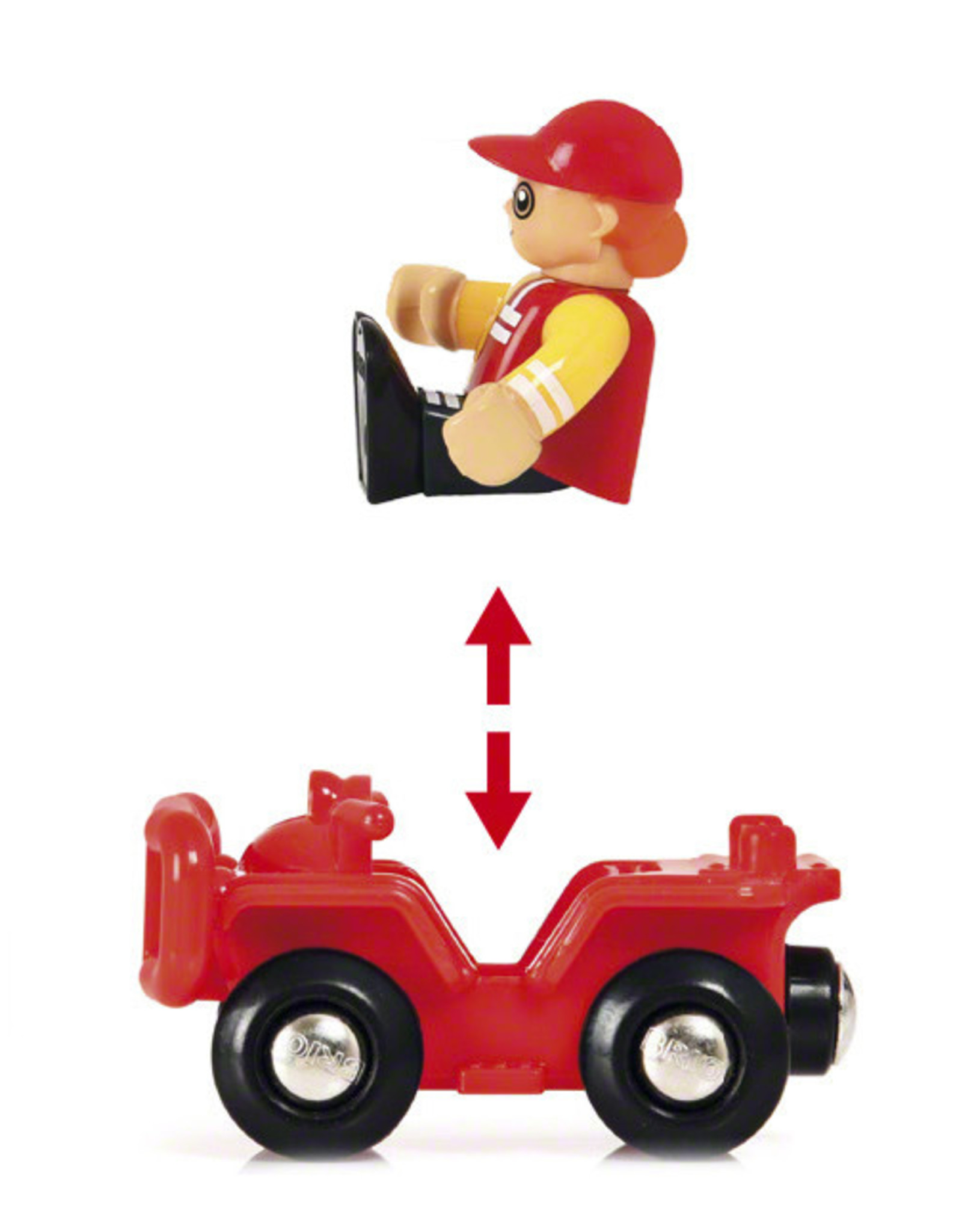 Brio Brio World 33893 Vliegveld Bagage Kar - Airport Baggage Cart