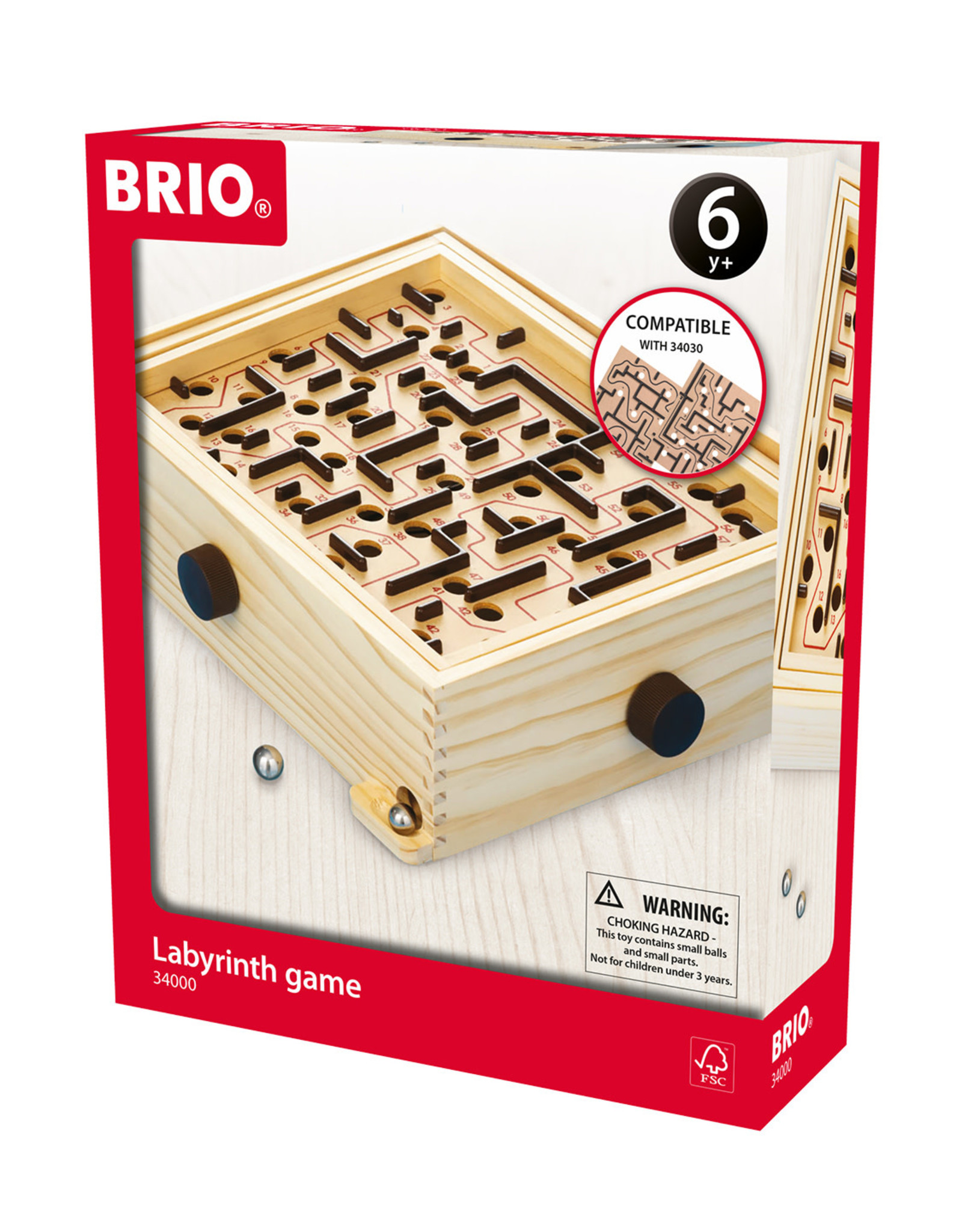 Brio Brio 34000 Labyrint Spel - Labyrinth Game