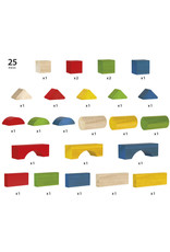 Brio Brio 30114 Gekleurde Blokken 25 Stuks Brio Brio 30114 Gekleurde Blokken 25 Stuks