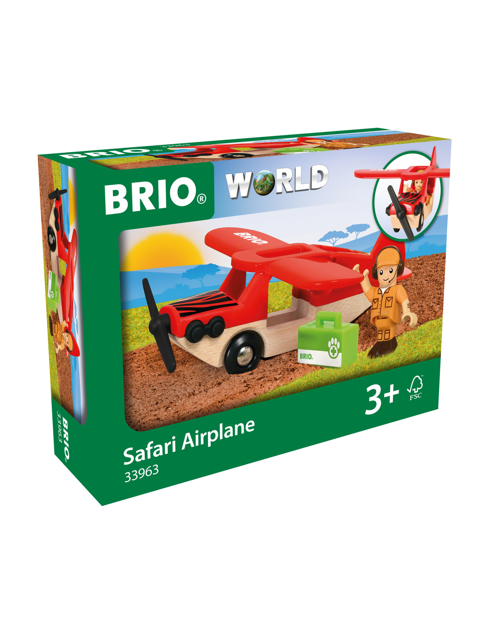 Brio Brio World 33963 Safari Vliegtuig - Safari Airplane