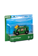 Brio Brio World 33966 Wagon met Leeuw - Lion & Wagon