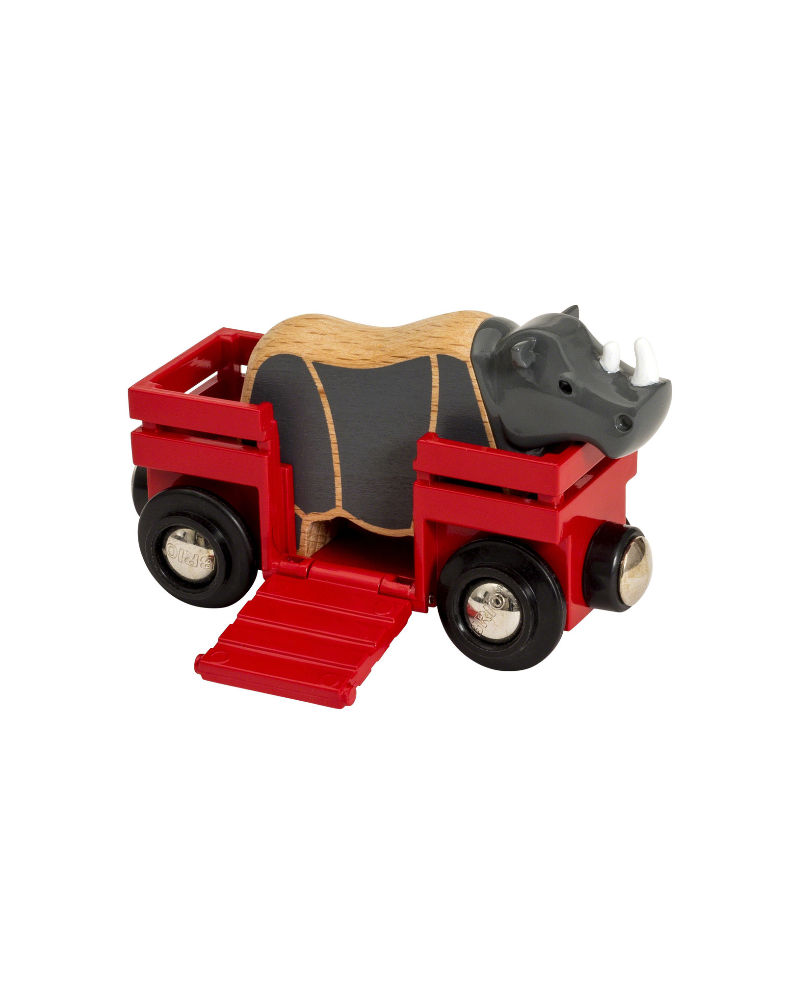 Brio Brio World 33968 Wagon met Neushoorn - Rhino & Wagon