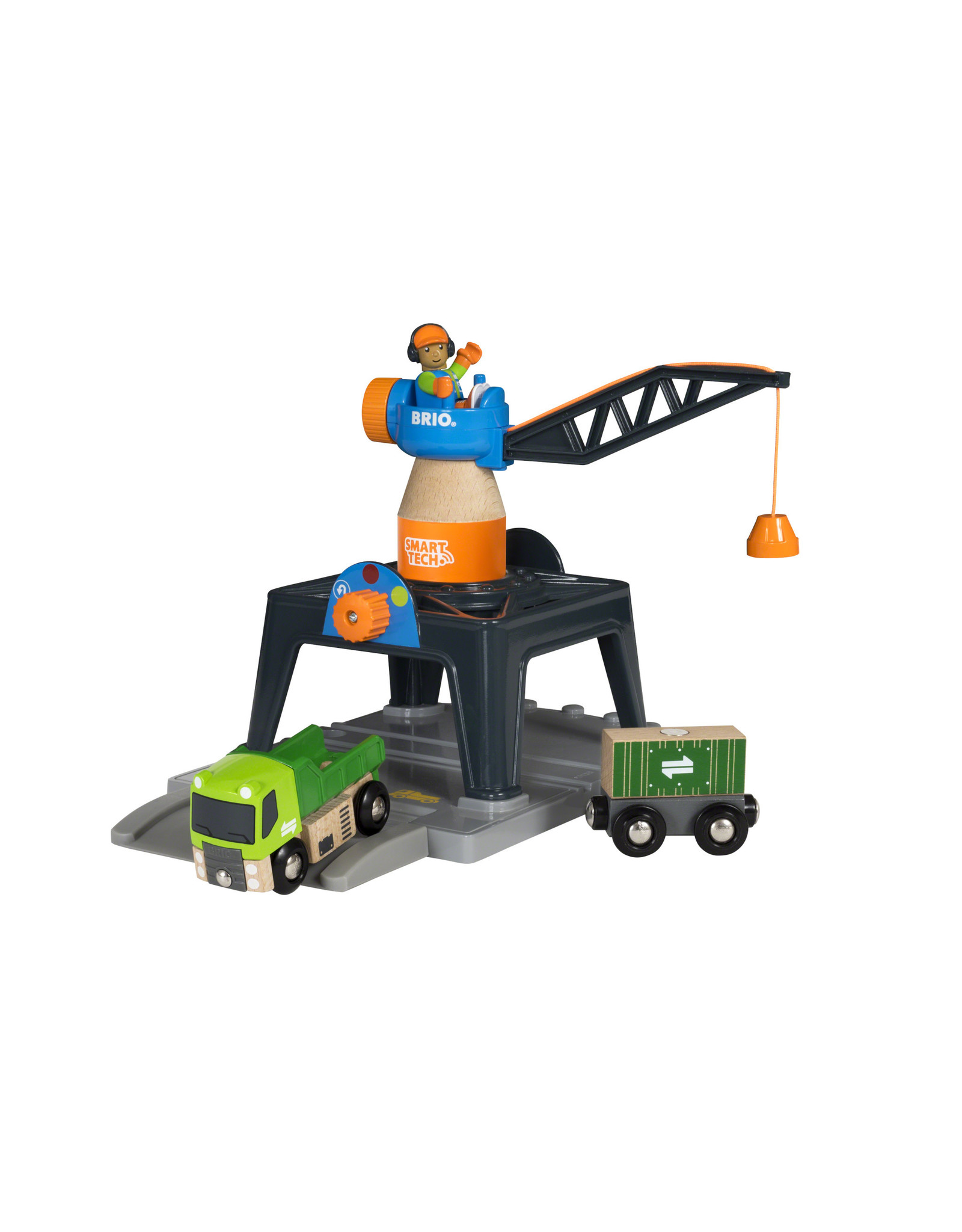 Brio Brio World 33962 Smart Tech Containerkraan - Container Crane