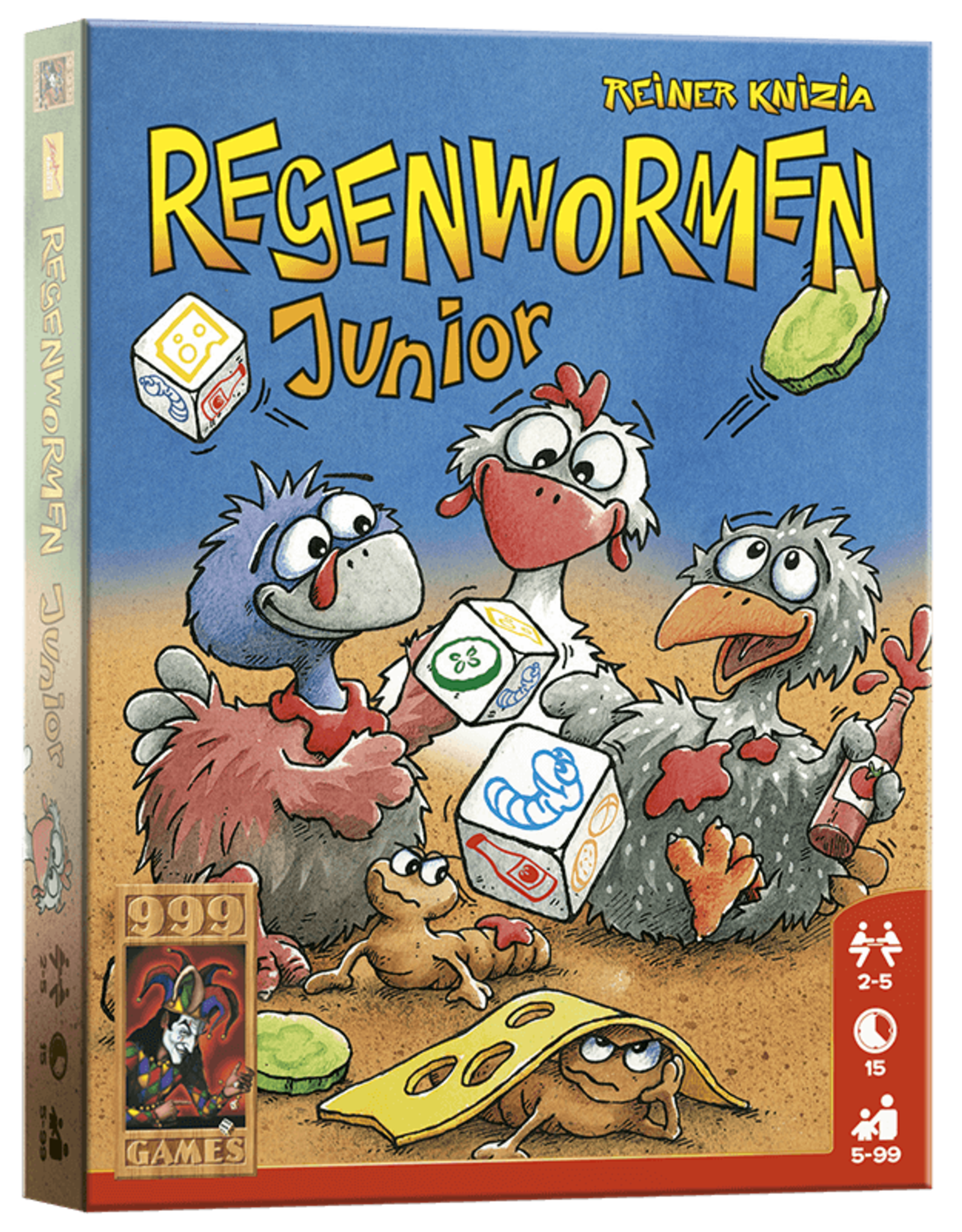 999 Games 999 Games: Regenwormen Junior - Dobbelspel