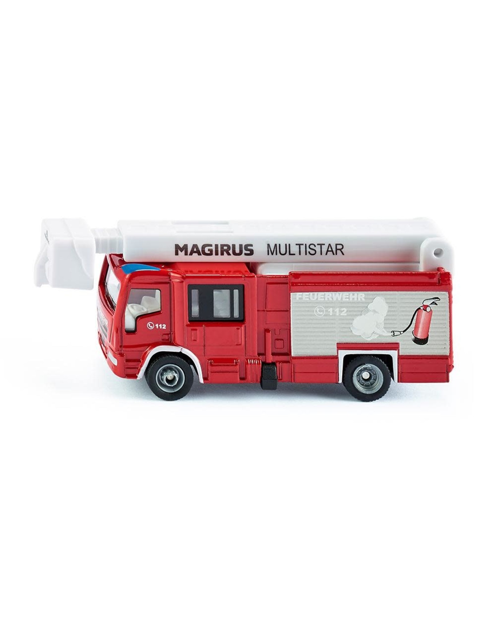 Siku Siku Super 1749 Magirus MultiStar TLF Brandweerwagen met Telescoopmast (1:87)