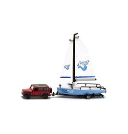 Siku Siku Super 2564 Mercedes-AMG G65 met Zeilboot (1:55)