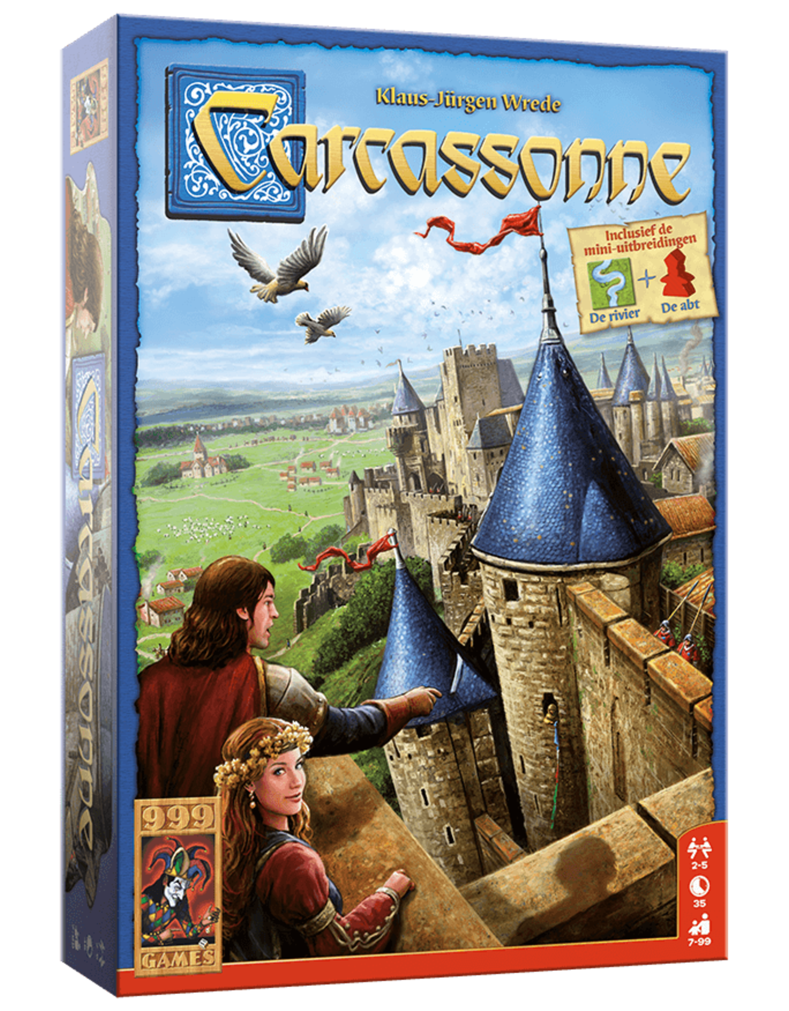 999 Games 999 Games: Carcassonne - Bordspel