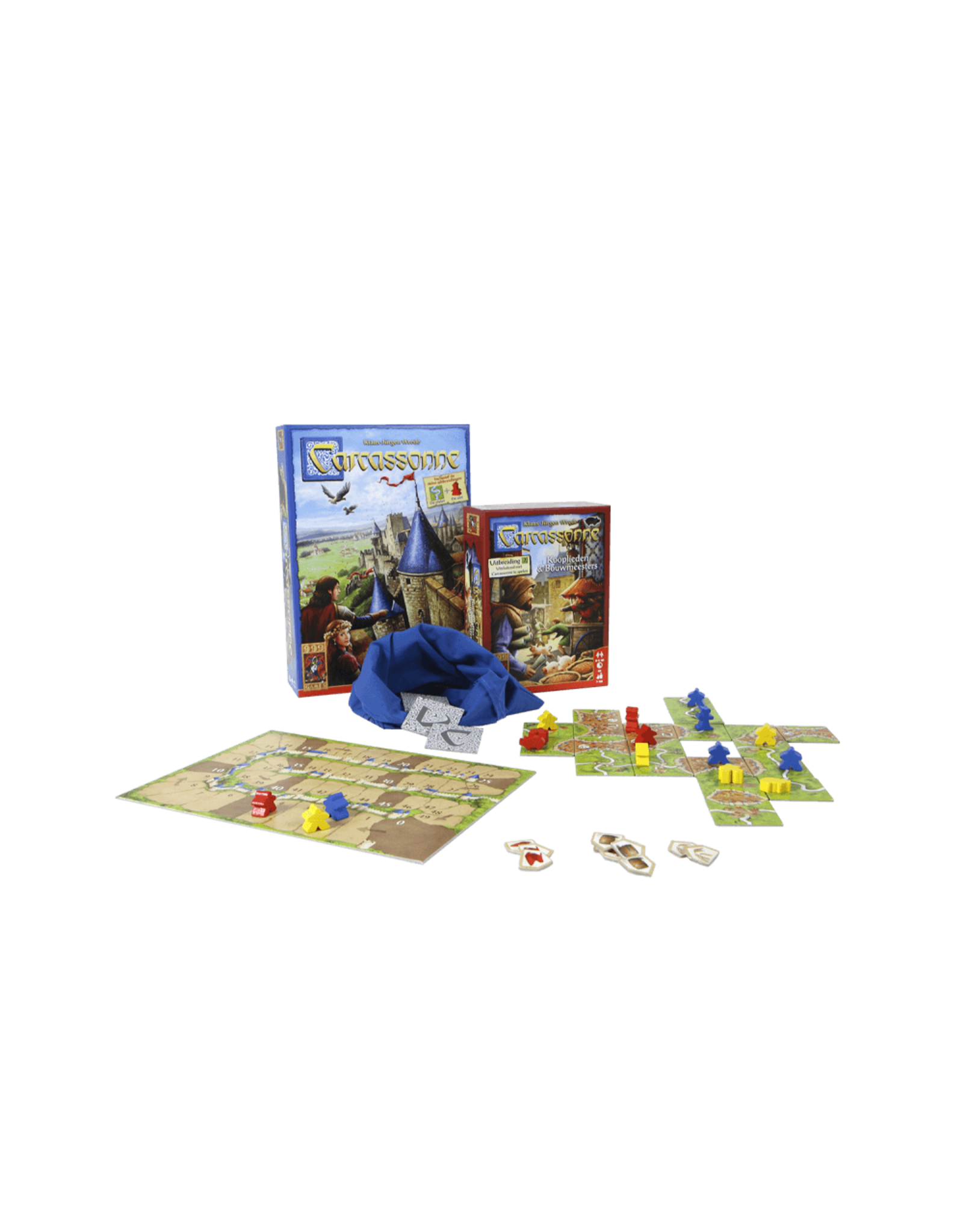 999 Games 999 Games: Carcassonne: Kooplieden en Bouwmeesters - Bordspel