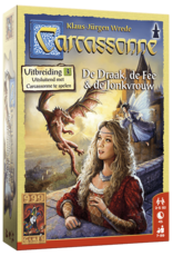 999 Games Carcassonne: De Draak, de Fee en de Jonkvrouw - Bordspel