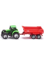 Siku Siku Super 1632 Tractor met Krampe Half-Pipe Kiepwagen (1:87)