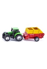 Siku Siku Super 1676 Tractor met Pšttinger Laadwagen