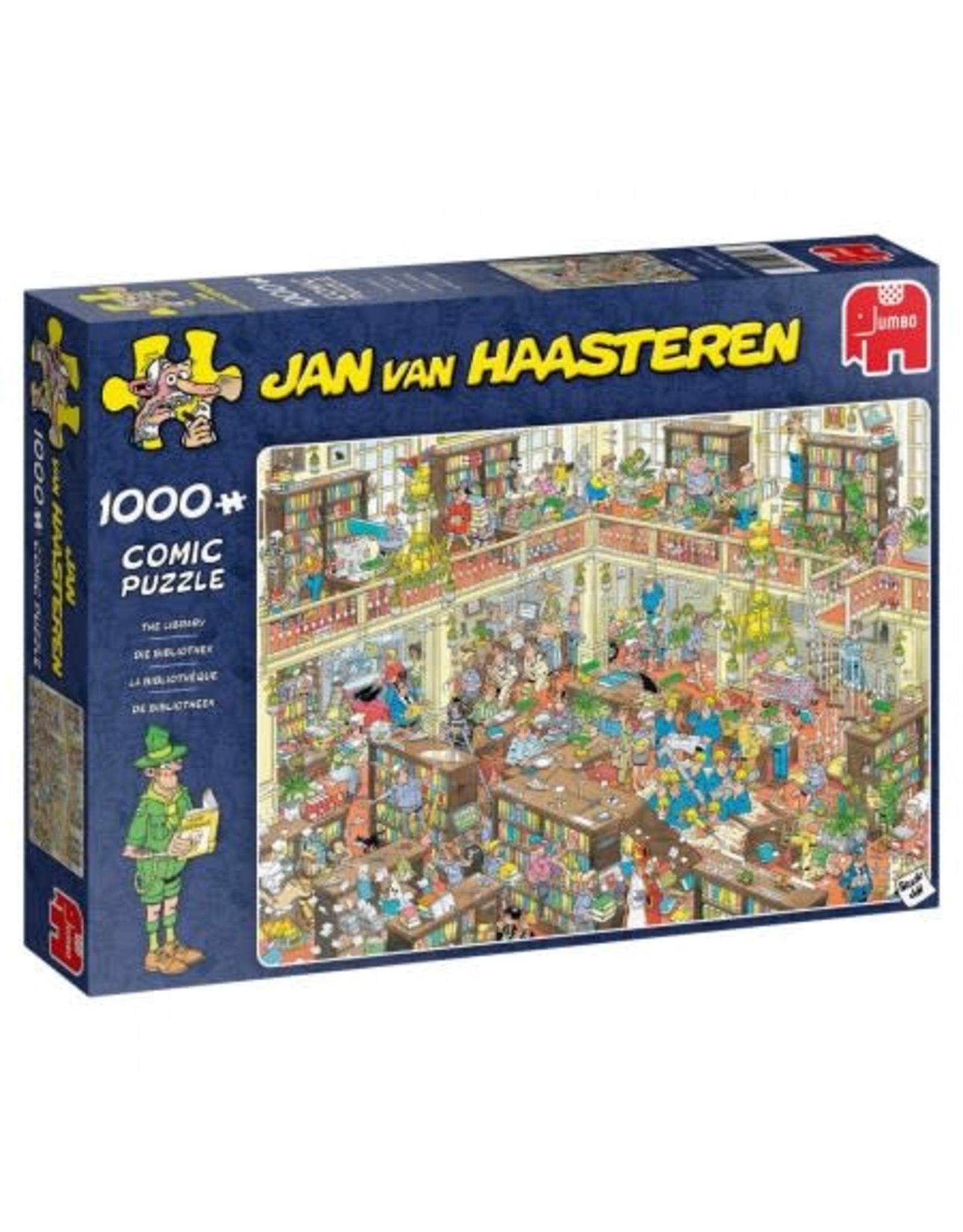 Jumbo Jumbo puzzel Jan van Haasteren 19092  De Bibliotheek 1000 stukjes