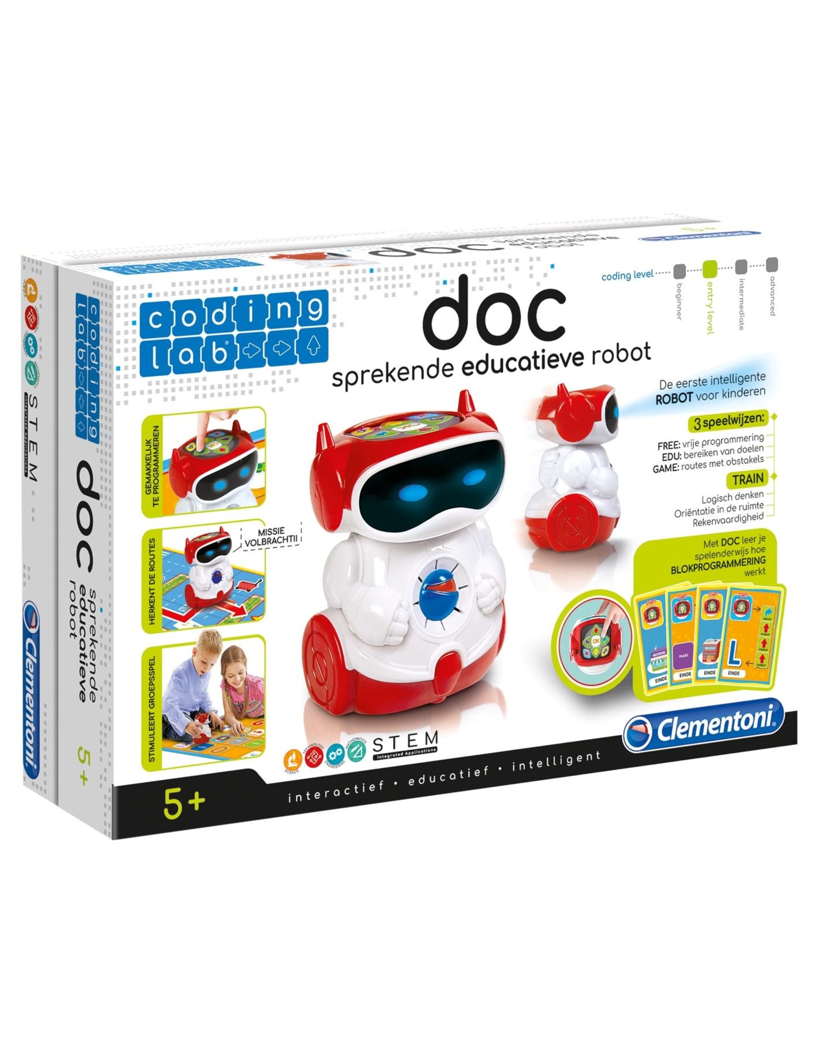 Clementoni Clementoni Coding Lab Robot Doc - sprekende educatieve robot